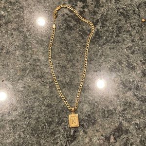 K Pendant Necklace